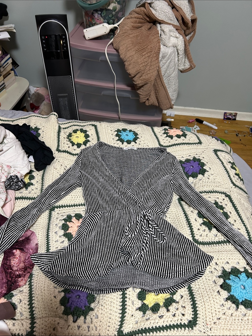 Striped long sleeve shirt